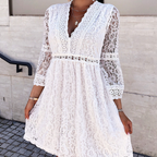 Noa Statement Short Lace Dress Evening Wear Edit