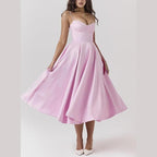 Sweetheart Corset Midi Dress