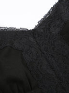 Lace stitching V Neck Cami Top