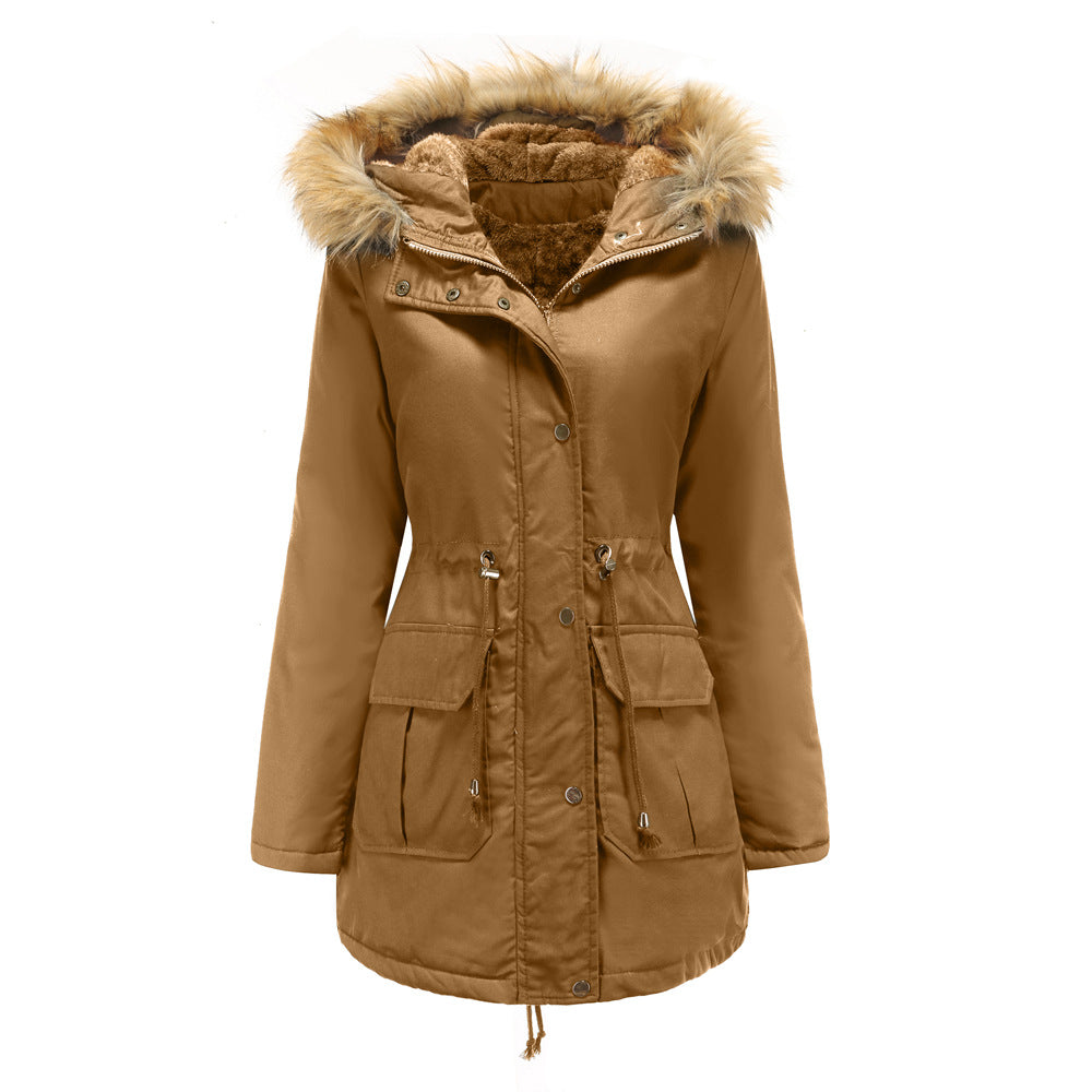 Fleece Lined Cotton-Padded Parkas
