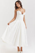 Strapless Corset A-Line Party Dress