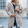 Rain Proof Zipper Hoodie Raincoat