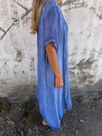 Helena Chic V Neck Maxi Dress Silhouette Collection