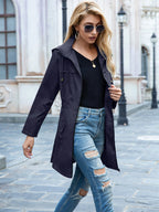 Rain Proof Zipper Hoodie Raincoat