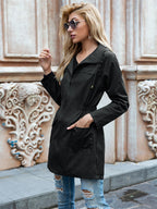 Rain Proof Zipper Hoodie Raincoat