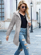 Rain Proof Zipper Hoodie Raincoat