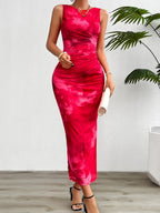 Printed Hip-hugging Sexy Maxi Dresses