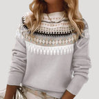 | Women's Knit Sweater, Fair Isle Pattern