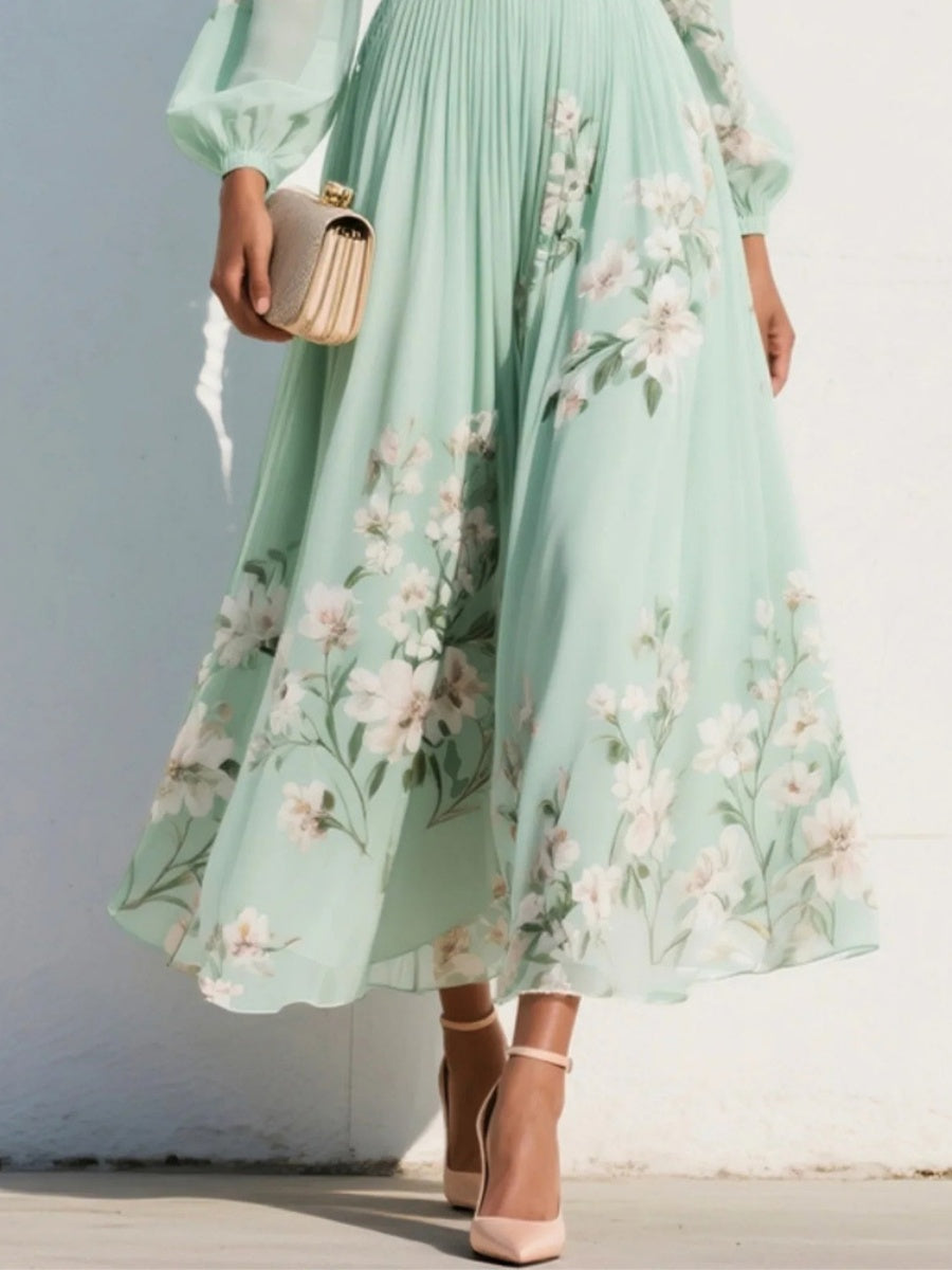 Vacation Formal Dress Printed Maxi Dresses