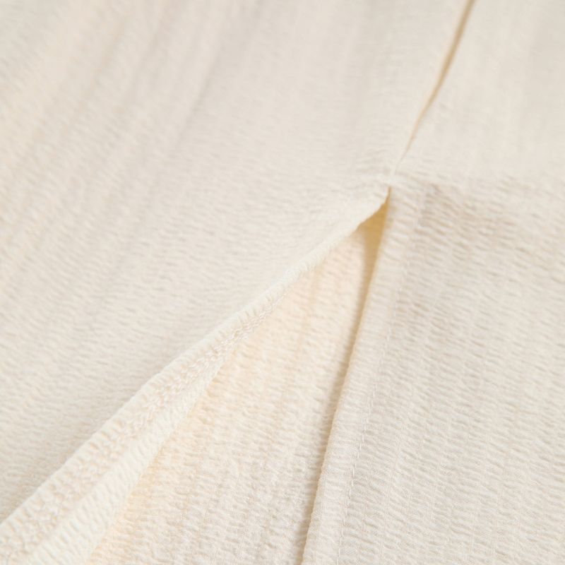 Inés Minimalist Summery Maxi Dress with a Deep Neckline and Side Slit Boutique Collection