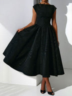 Solid Color Sleeveless Sexy Backless Long Dress