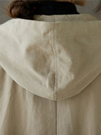 Oversized Hooded Trench Coat