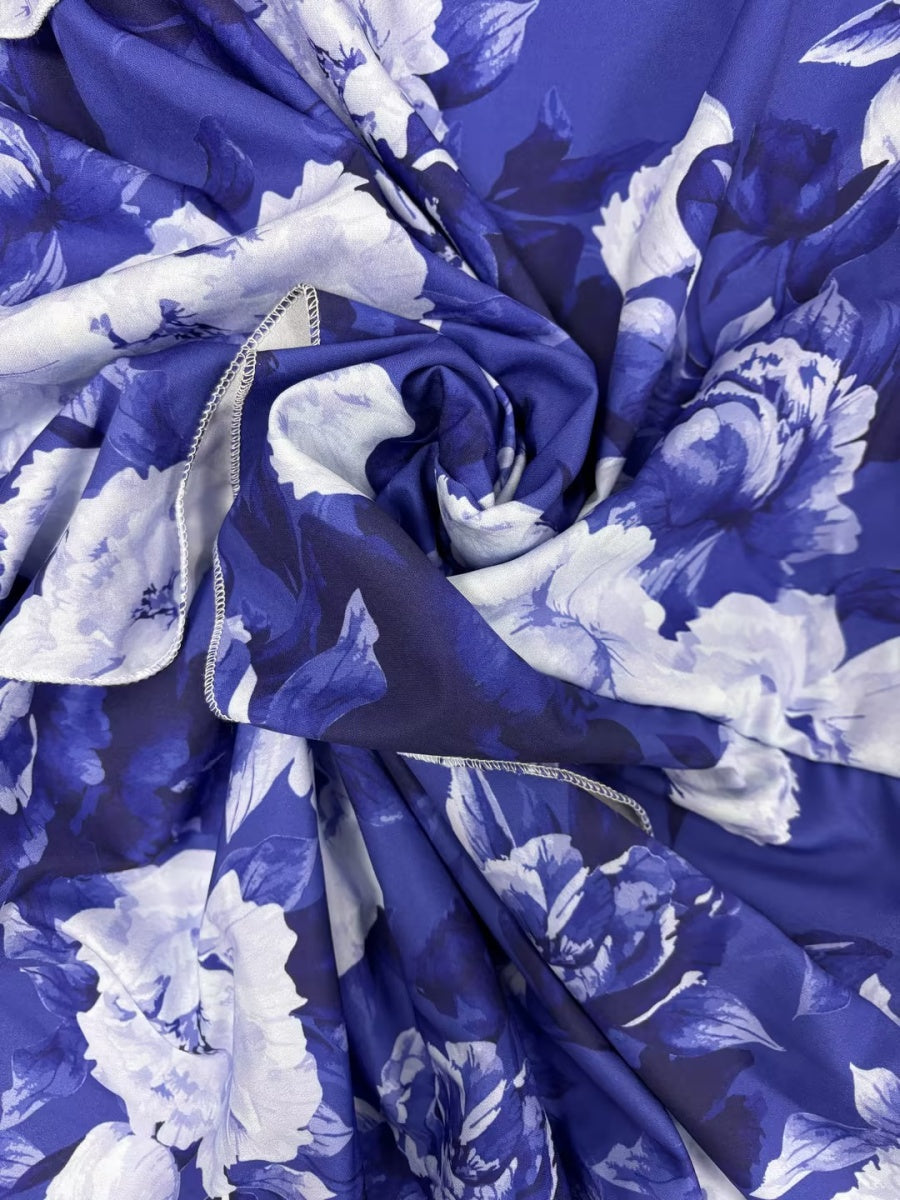 Beachside Vacation Style Floral Print Two-piece Set