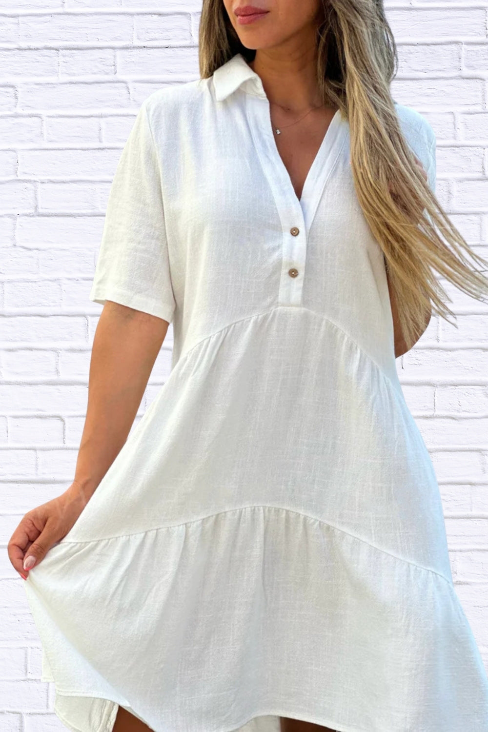 Plus Size Tiered Mini Dress | Ruffle Hem Women__ Style