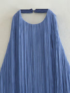 Halter Sleeveless Tassel Mini&Short Dresses