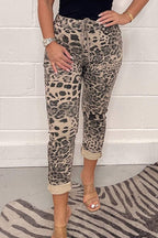 Drawstring Wasit Printed Comfy Joggers