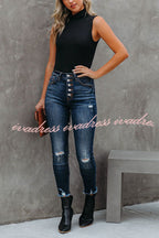 Dressed To The Nines seamless turtleneck top