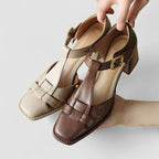 | Orthopedic T-Strap Block Heels