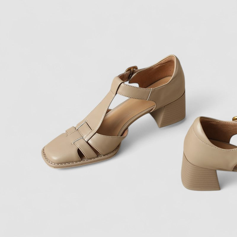 | Orthopedic T-Strap Block Heels