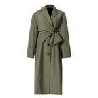 Deconstruction Detachable Wide Shoulder Coat