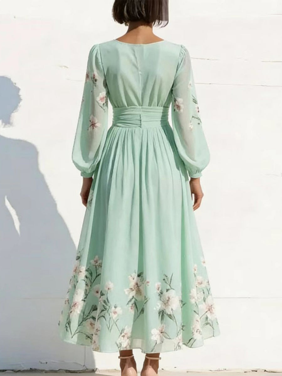 Vacation Formal Dress Printed Maxi Dresses