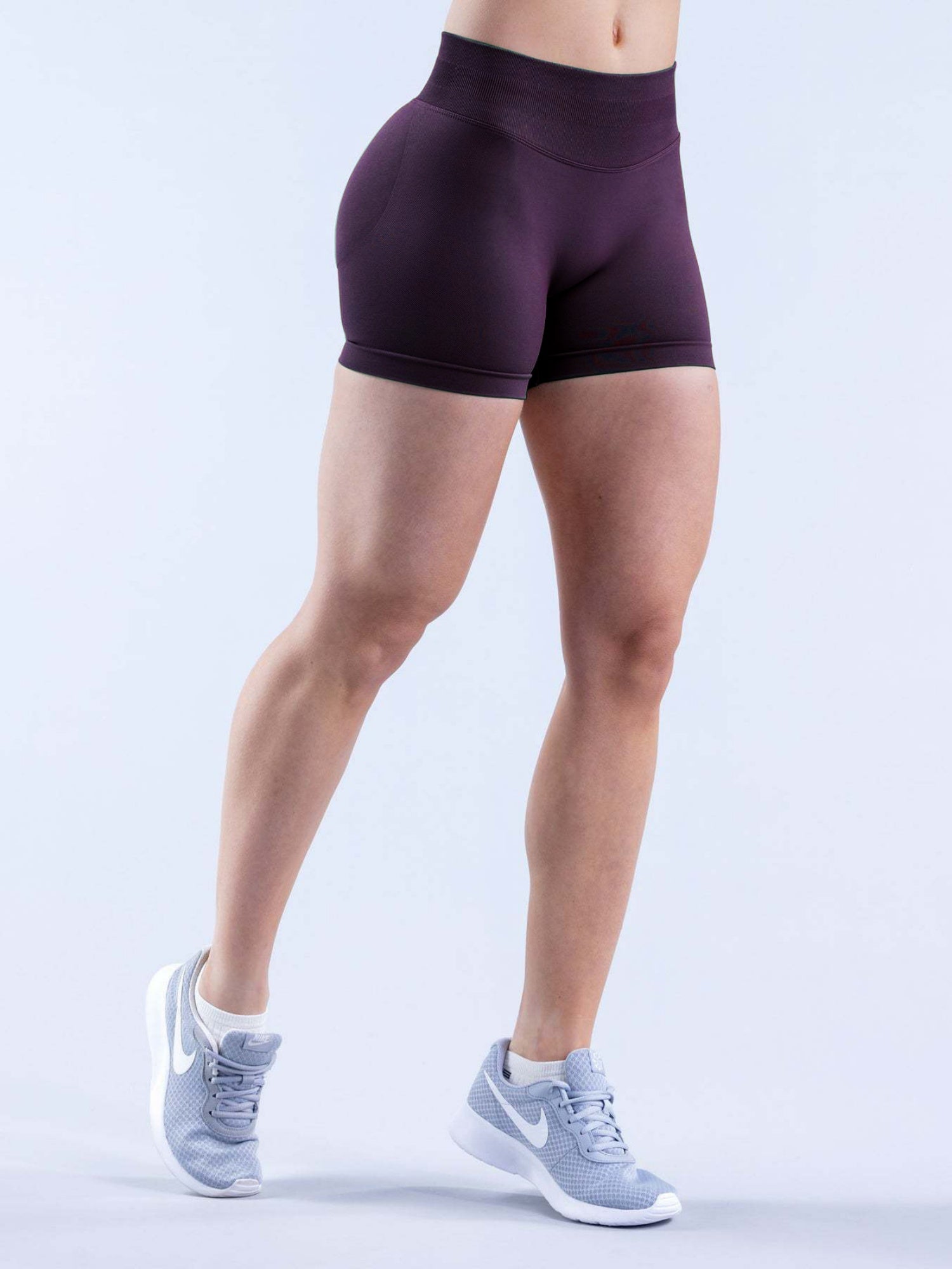 Seamless High-waisted Hip Lift Exercise Yoga Shorts