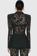 Djehutimose Floral Lace Pants Set