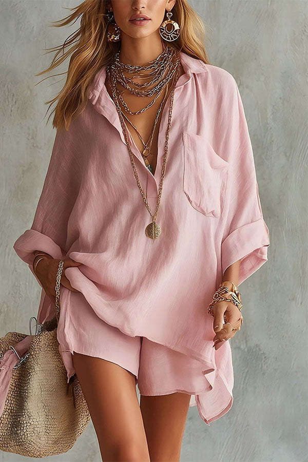 Amalfi Breeze Linen 2-Piece Set