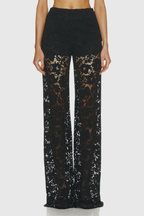 Djehutimose Floral Lace Pants Set