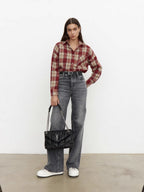 Plaid Oversize Coat Shirts