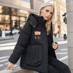 | Hooded winter jacket, warm coat