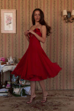 3D Flowers Bandage Slit Formal Dress Maxi Dresses