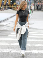 Thread Short Sleeve Slim-fit T-shirts