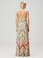 Colorful Crochet Lace Camisole Maxi Dress