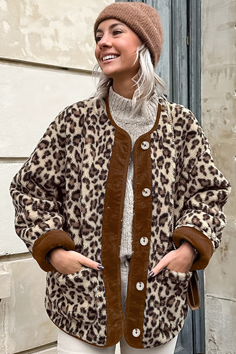 Trendy Faux Shearling Coat