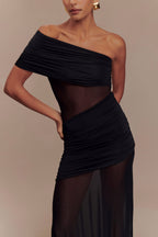 Dallas One Shoulder Maxi Dress