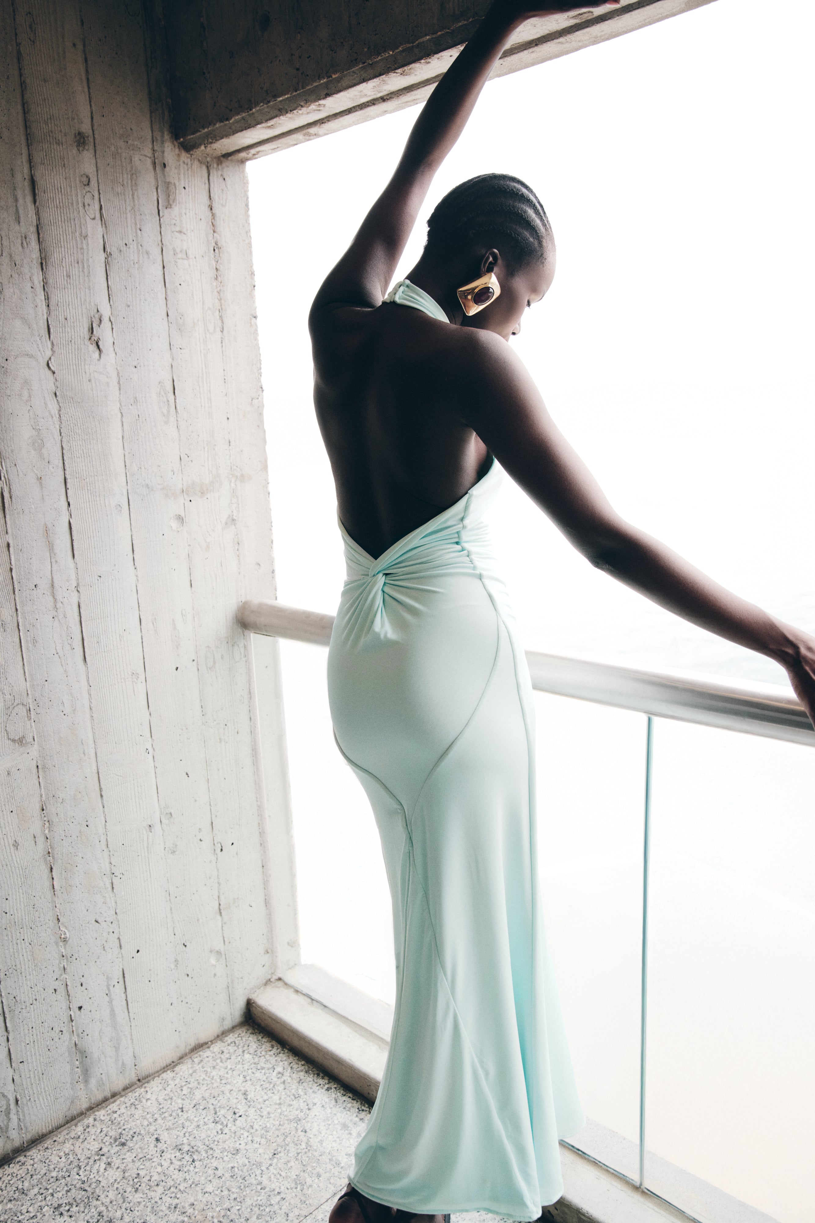 Elyna Halter Maxi Dress