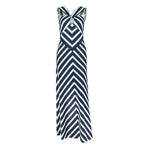 Zebra print hollow out cut out maxi dress  | Festival Outfits Women