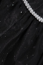 Black Strapless Corset Boned Bodice Bodycon Mini Dress