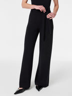 Tie-Waist Wide-Leg Pant