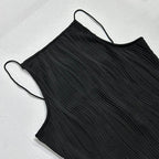 Sol Minimalist Shirt Dress with Water Wave Texture Premium Wardrobe Essential