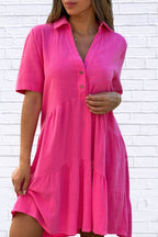 Plus Size Tiered Mini Dress | Ruffle Hem Women__ Style