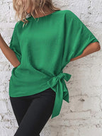 Batwing Sleeve Loose Casual Short-sleeved T-shirt
