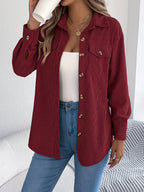 Loose-fitting Solid Color Women's Casual Shirt