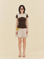 Creative Beaded Patchwork Top