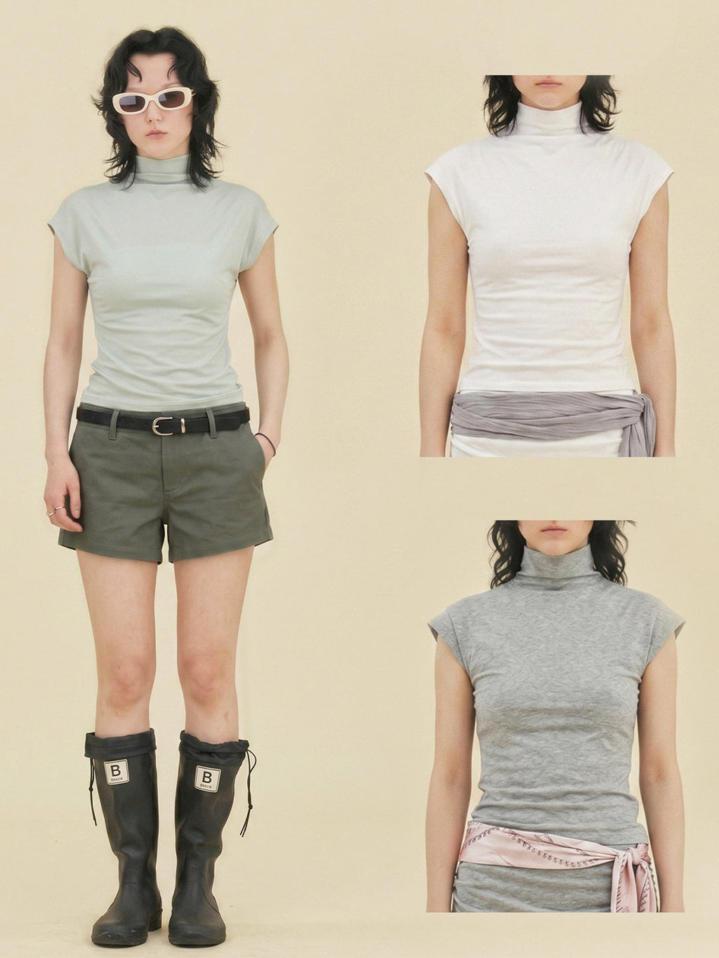 Creative Color-blocked Top