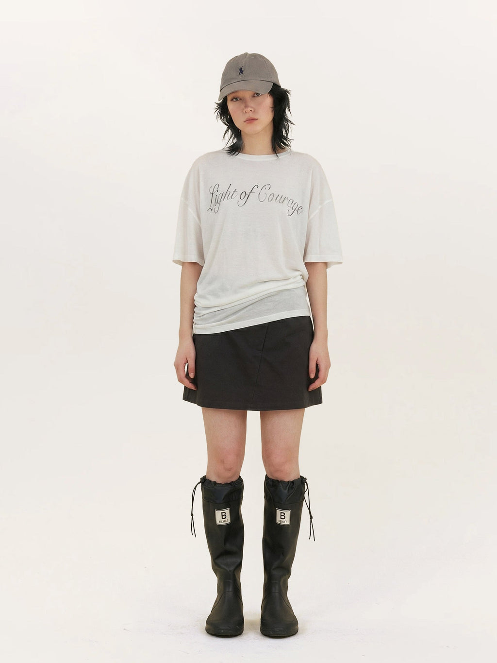 Creative Asymmetrical Print Top
