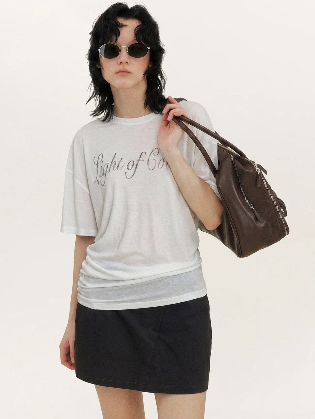 Creative Asymmetrical Print Top