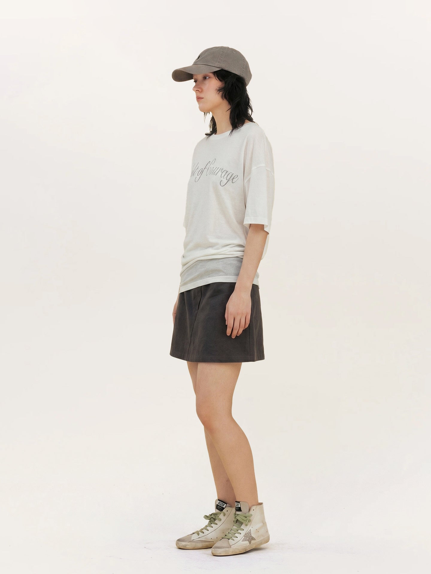 Creative Asymmetrical Print Top