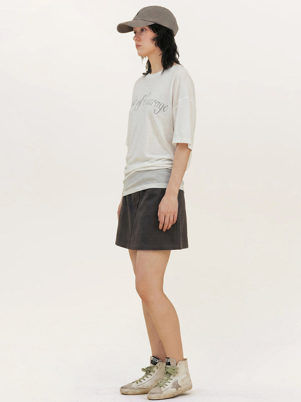 Creative Asymmetrical Print Top